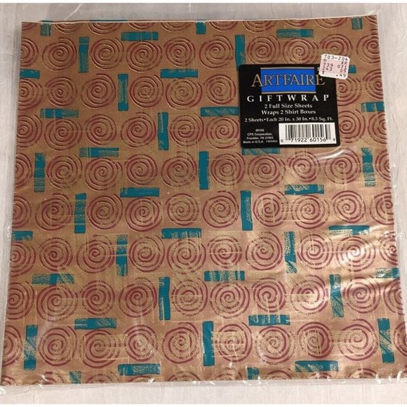 5 Vtg Wrapping Paper Birthday Flowers Gift Flat Fold Ephemera Journal Crafts New - Picture 5 of 12